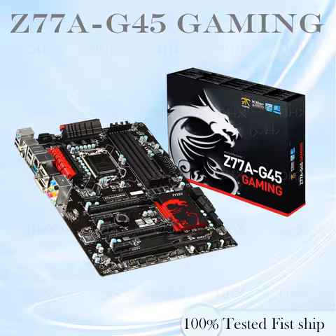 For MSI Z77A-G45 GAMING Motherboard Z77 LGA1155 DDR3 Mainboard 100% Tested Fully Work be shipp quick