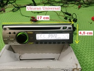 Tape Mobil Jadul Bekas Pioneer DEH-3850MPH dengan soket dan Lis frame. Radio Mobil Jadul.