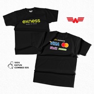 EXNESS BORN TO TRADE Men's T-Shirt - Simple Crypto T-Shirt Akademy T-Shirt/ Cotton Combed 30s T-Shir