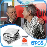 Contents 5pcs Emergency Blanket Emergency Thermal Blanket Emergency 160*200cm Disaster Blanket Emerg