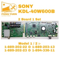 SONY MAIN BOARD KDL-40W600B