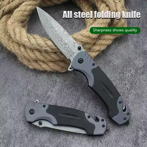Multi Functional Folding Knife Convenient Sharp Survival Knife Outdoor Camping Hiking Wilderness Sur