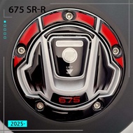 For CFMoto 675 SR-R 675SRR 2025- 675 SRR Accessories Motorcycle Fuel Tank Cap Protection 3D Resin St