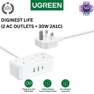 UGREEN DIGINEST LIFE (2 AC OUTLETS + 30W 2A1C)