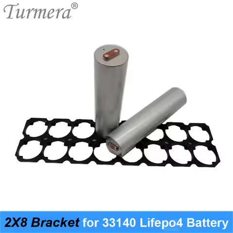 Turmera 2X8 33140 3.2V 15Ah Lifepo4 Battery Bracket Holder Plastic Diameter 33.4mm for Battery Pack 