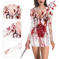 cozy Womens Lingerie Costume  Nurse Outfit Halloween Cosplay Costumes Bloody Nurse Costume Nurse Dre
