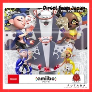 Amiibo Splatoon Collection: Mantarou, Boy (Purple), Girl (Lime Green), Girl (Neon Pink), Hime, Octop