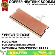 Heatsink Ram Sodimm Laptop Cooler Memory Ddr1 Ddr2 Ddr3 Ddr4 Ddr5