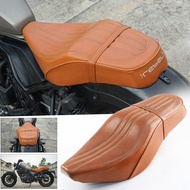 HONDA REBEL 300-500 เบาะหนังน้ำตาล MAXNUS BY MAXRACING777
