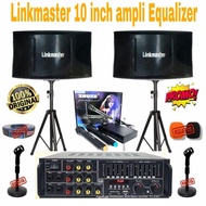 paket karaoke sound system linkmaster ampli Equalizer bluetooth USB