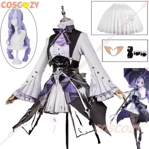 Game ZZZ Zenless Zone Zero Vivian Cosplay Costume Wig Dress Uniform Headwear Mockingbird Carnival Pa