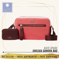 [SG SELLER] Kate Spade KS Womens Chelsea Crossbody Pink Multi Nylon Bag