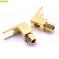 SEVENON U Spade Connector Spade Adapter Banana Socket Adapter Plugs Y Type Speaker 1Pc Banana Plug S