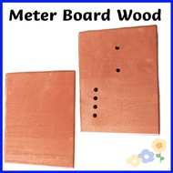 METER BOARD WOOD  9”X12” SINGLE PHASE