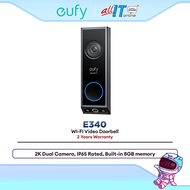Anker Eufy Wi-Fi Video Doorbell S200 / E340 Dual Camera Smart Doorbell 2K AI Detection Wireless Home