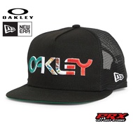 OAKLEY NEW ERA 9FIFTY A-FRAME SUBLIMATED MEXICO FLAG TRUCKER BLACK HAT SNAPBACK CAP