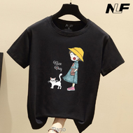 Áo Thun Nữ Tay Ngắn Form Rộng NICE DAY AT-014 - NLF - Thời Trang Ulzzang Trẻ Trung Năng Động