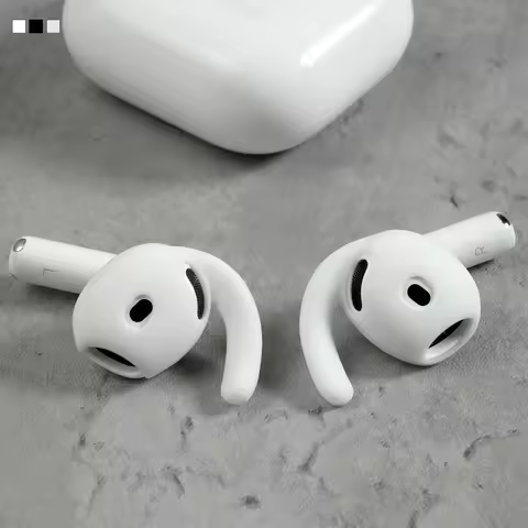 4Pcs Silicone Ear Tips for Apple Airpods4 True Wireless Earbuds Eartips Airpods 4 TWS Earhook Headph