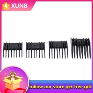 Xunb 4pcs Hair Clipper Guide Comb Professional Home Salon Portable Trimmer