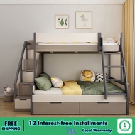 [Pre-Order]Nordic High And Low Bed Simple Small Unit  Multifunctional Double Decker Bed Upper And Lower Bunk Bed