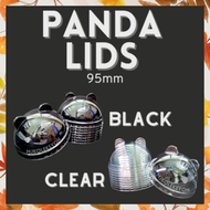 100pcs Panda Lid Bear Lid only Takip or Lid Only 95mm