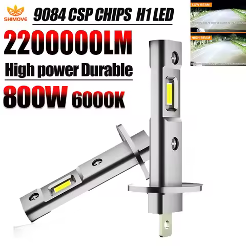 H1 LED Headlights H4 H7 Fog light Lamp Auto lights High lumen 6000K Super bright Car Motorbike Plug&