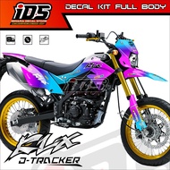 Decal KLX D Tracker Full Body Stiker KLX Tracker Full Body Dekal KLX D Tracker Gradasi