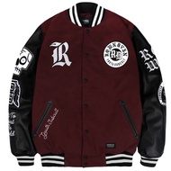 Rown Division Jaket Varsity Rumble Maroon