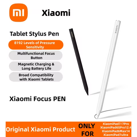 Xiaomi Focus Stylus Pen, 100% Original Smart Drawing Pen, Compatible with Mi Pad 7, 7 Pro, 6S Pro an