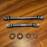 Hub Axle basikal Depan Belakang  / Shaft Axle basikal (sak basikal)
