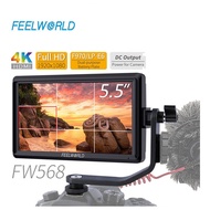 FEELWORLD FW568 V3 6 Inch 3D LUT DSLR Camera Field Monitor IPS Full HD1920X1080 Support HDMI Output