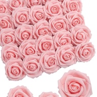 10/50pcs Artificial Foam Big Rose Flower Cake Decoration Wedding Valentine's Day Flower Wall Backgro