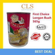 CLS First Choice Tin Longan Buah Longgan King Can 565g