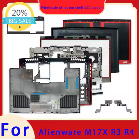 Suitable for Alienware M17X R3 M17X R4 laptop LCD screen back cover/front panel/palm rest bottom cov