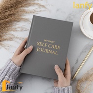LANFY Gratitude Journal, A5 Cloth Cover Five-minute Journal, Self-Care Notebook Gratitude Diary Wate