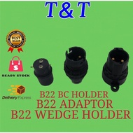 (HIGH QUALITY)BULB HOLDERS /B22 ADAPTOR LAMP HOLDER,WEDGE HOLDER, BATTEN HOLDER / BC HOLDER /E27 lam