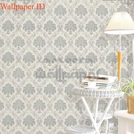 Silver Batik Wall Wallpaper 9m to 10m x 45cm