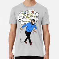 Angry Captain Haddock New Hot Selling Men's Clothing Featured O-neck T-Shirt