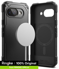 Ringke Rugged Gear MagSafe Magnetic สามารถใช้งานร่วมกับ [Google Pixel 9a] เคสฝาหลังป้องกันกริปแบบไม่