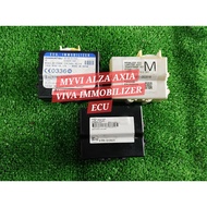 PERODUA MYVI ALZA AXIA VIVA IMMOBILIZER ECU 89780BZ0903YH   89787-B4010   89780-B1040  89780-B1080