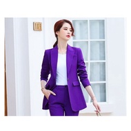 UNGU Women's formal blazer Suits/Women's blazer Suits/Women's Office Suits - Purple, S