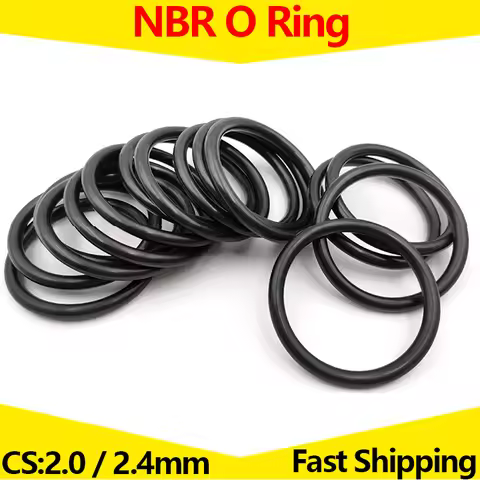 WD CS 2.0mm 2.4mm OD 6mm -180mm Nitrile Butadiene Rubber NBR Sealing Ring Repair Skeleton Oil Seal G