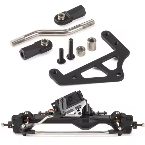 Angled BTA Servo Mount and Drag Link for Vanquish F9 Capra Offset Portal Axle
