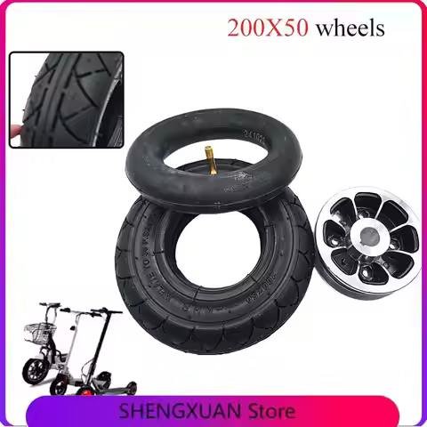 8 inch HT200X50 Electric Scooter Tyre WheelCenter Axle Hub Scooter Tire Alloy Wheel Pneumatic Tire E
