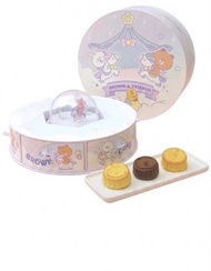 ⭐️奇華 x Line Friends月餅 奇華 LINE FRIENDS 什錦奶皇月餅旋轉音樂禮盒 現貨 可淨盒