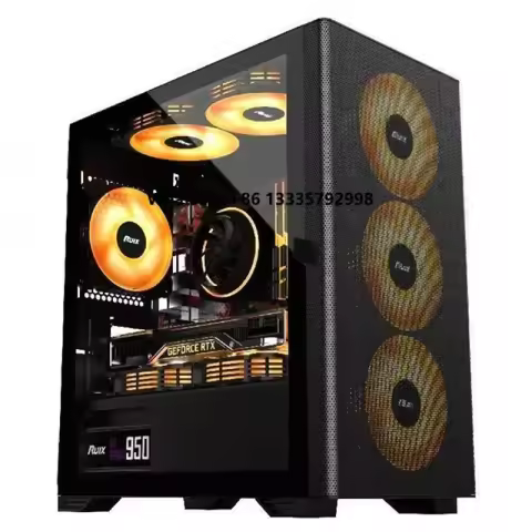 Prebuilt Wholesale Build Desktop Gamer Pc 10th-Gen I5 + RTX 2060 + 500G SSD RGB Gaming Case