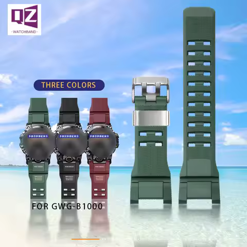 Watchband For Casio G-SHOCK Big Mud King 3rd GWG-B1000-1A GWG-B1000-3A GWG-B1000EC series resin Sili