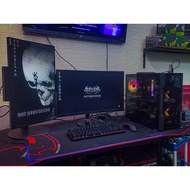 2 MONITOR 24”+22” GAMING PC FULL SET