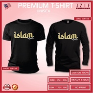 T-Shirt Cotton Islam is Peace Shirt Lelaki Shirt perempuan Baju lelaki Baju perempuan lengan pendek lengan panjang