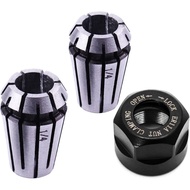 Set Kacang Collet Spring Luo Ke ER11 - Ketepatan Tinggi ER11 1/4 Inci Collet Chuck + Nat Pengapit un